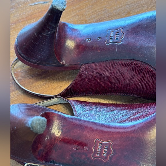 Ruby sling back peep toe pumps - Picture 6 of 7